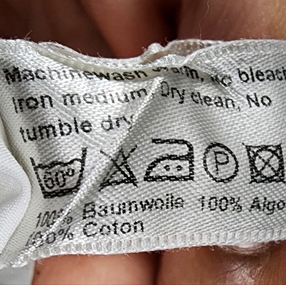 Eton Contemporary White Stoped Men's Button Up Longsleeve Shirt Size 43/17 - Picture 6 of 12